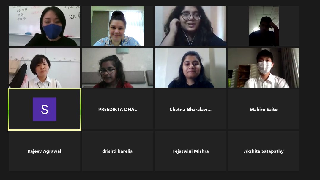 SAI_Edu_In's tweet image. #Collaborative_learning with #Japan_School #Happiness
Students of SIS &amp;amp; Jr. &amp;amp; Sr. High School of Kogakuin University, Japan focused on ‘#Happiness’ in their weekly ‘Your Turn’ meeting. The topic was selected in honor of #InternationalDayofPeace. 
#RoundSquareIdeals
@kogakuin_jhs