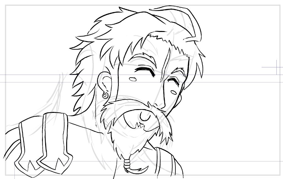 WIP for Chp18! Look at that smile, what is he up to now... 