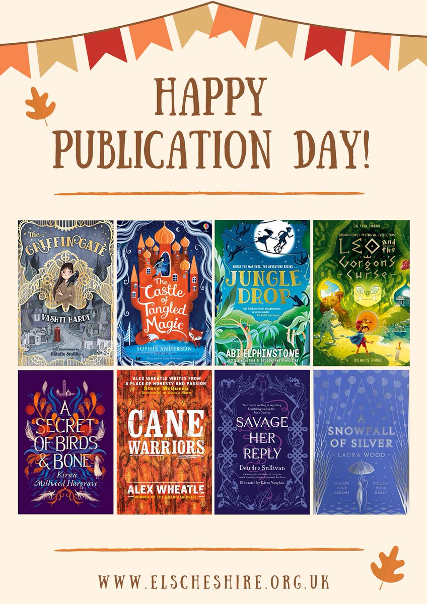 CheshireELS's tweet photo. New books? Go on then! Happy publication day to all the brilliant authors &amp; illustrators whose books are being released today. 
Here are just a few of our favourites! @vashti_hardy @sophieinspace @moontrug @toddstanton1 @Kiran_MH @brixtonbard @propermiss @lauraclarewood https://t.co/XZWGUhlYIt