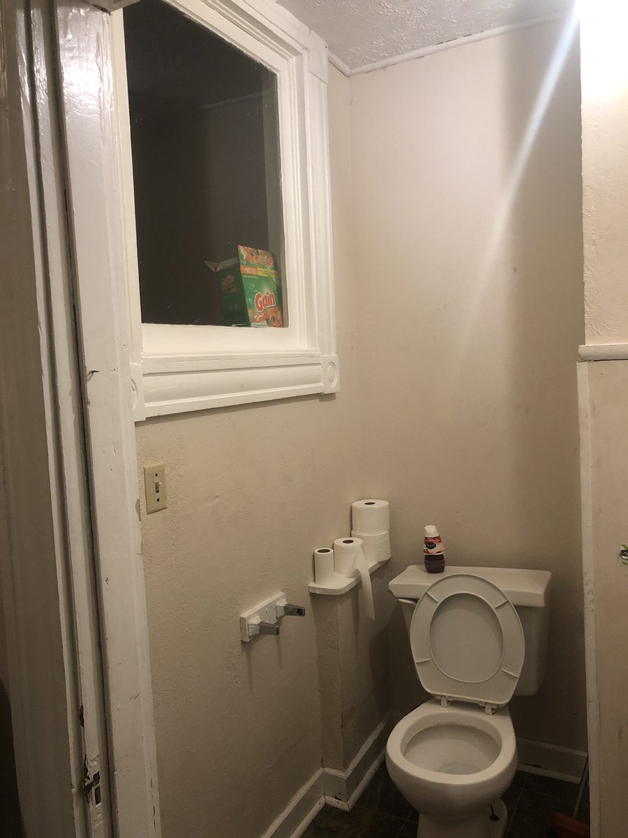 Can anyone explain why there is a window in the bathroom that leads to the living room?