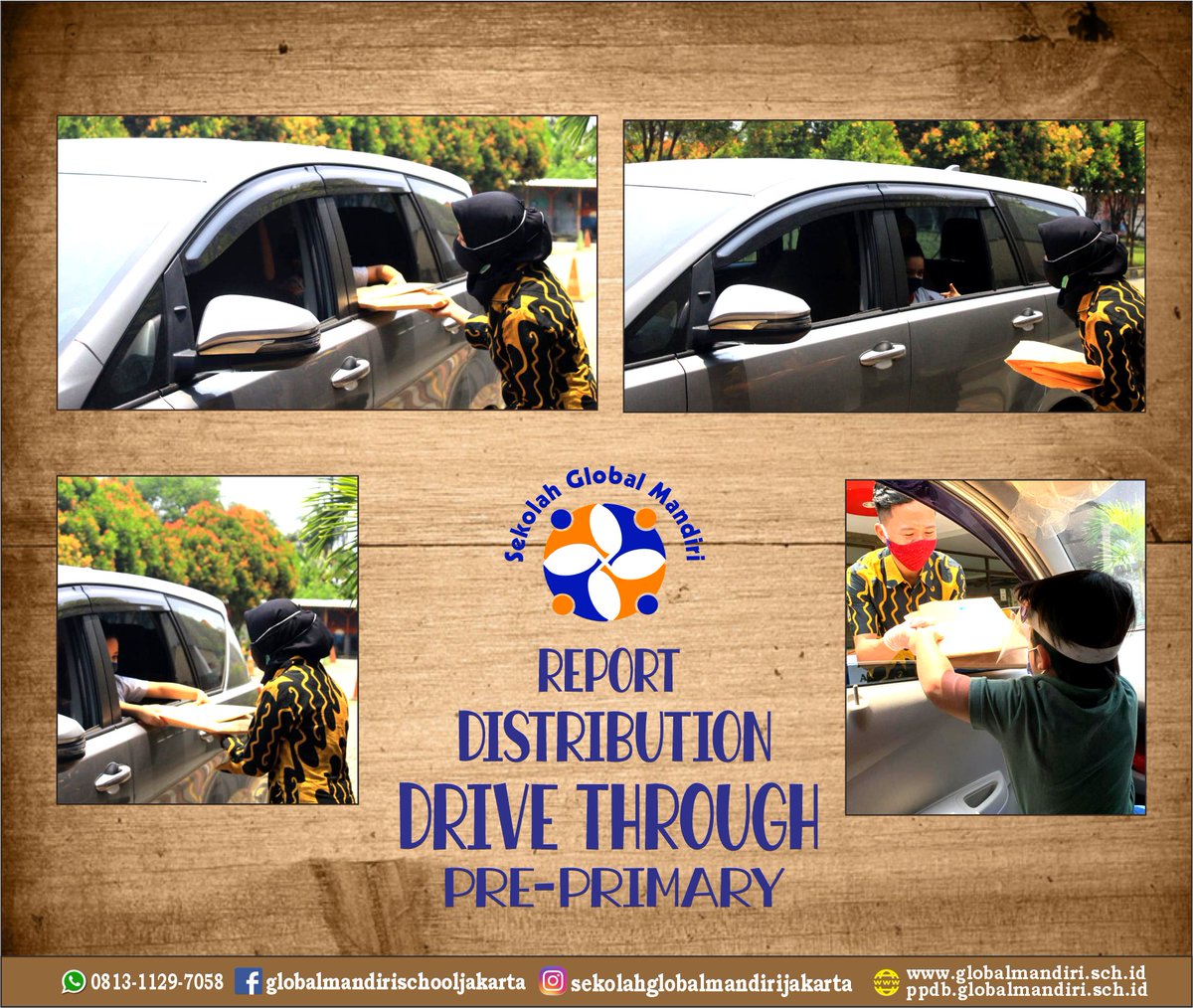 SGM_JAKARTA's tweet image. Report Distribution Drive Through for Pre-Primary, Primay, JH &amp;amp; SH Global Mandiri School Jakarta.

#ReportDistribution #preprimary #primary #juniorhigh #seniorhigh #snc #OpenHouse #WonderfullOfGlobalMandiri #ProudOfSGM #http://ppdb.globalmandiri.sch.id #jakartagardencity