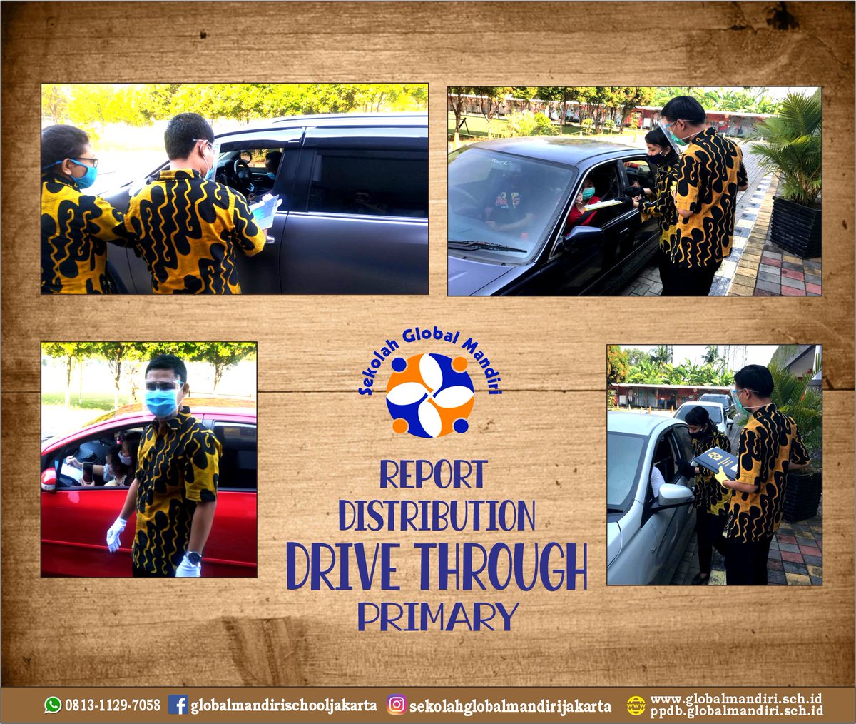 SGM_JAKARTA's tweet image. Report Distribution Drive Through for Pre-Primary, Primay, JH &amp;amp; SH Global Mandiri School Jakarta.

#ReportDistribution #preprimary #primary #juniorhigh #seniorhigh #snc #OpenHouse #WonderfullOfGlobalMandiri #ProudOfSGM #http://ppdb.globalmandiri.sch.id #jakartagardencity
