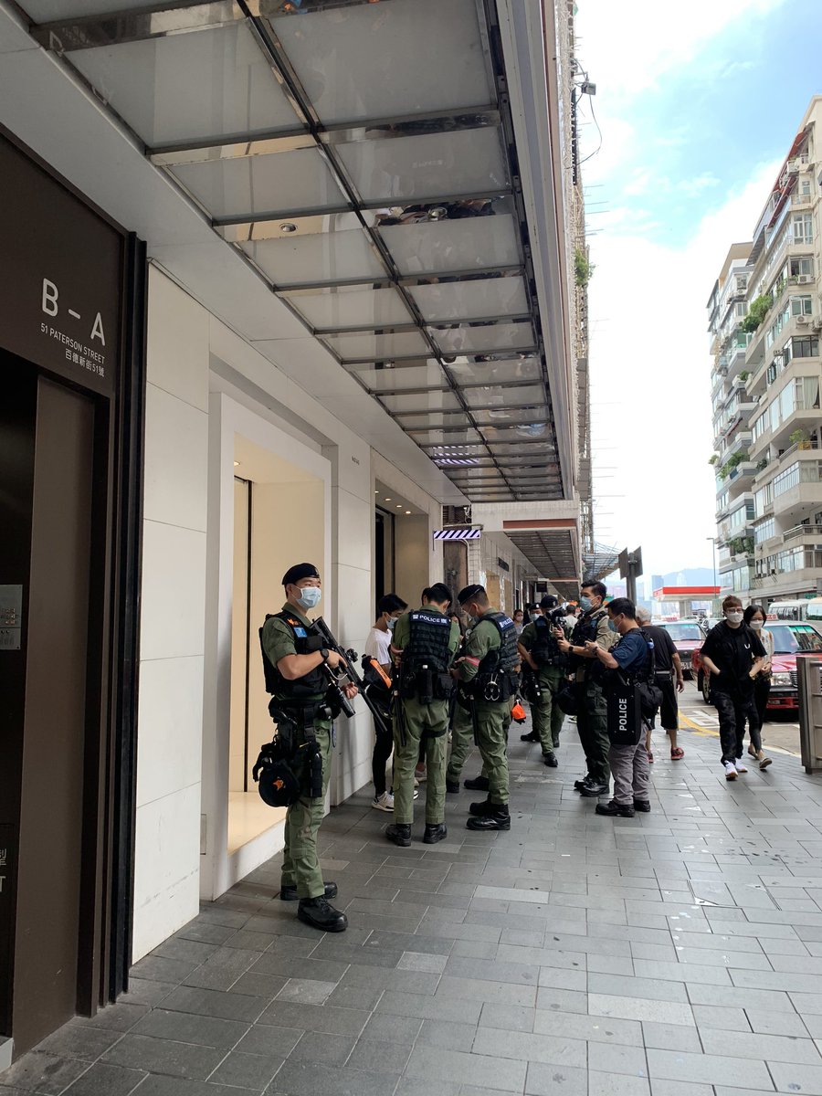 Totally normal to go out shopping in Hong Kong and feel like you're stepping into the occupied territories