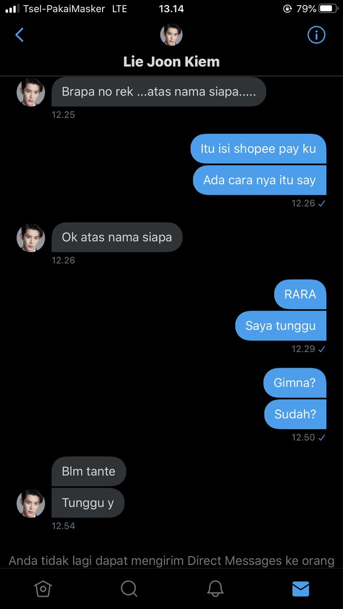 seemoxxx's tweet photo. @joon_kiem fuck bacot doang kontol omdo akun fake 😀😂😀😀 miskin bilang bos https://t.co/BRyuD3B3Ya