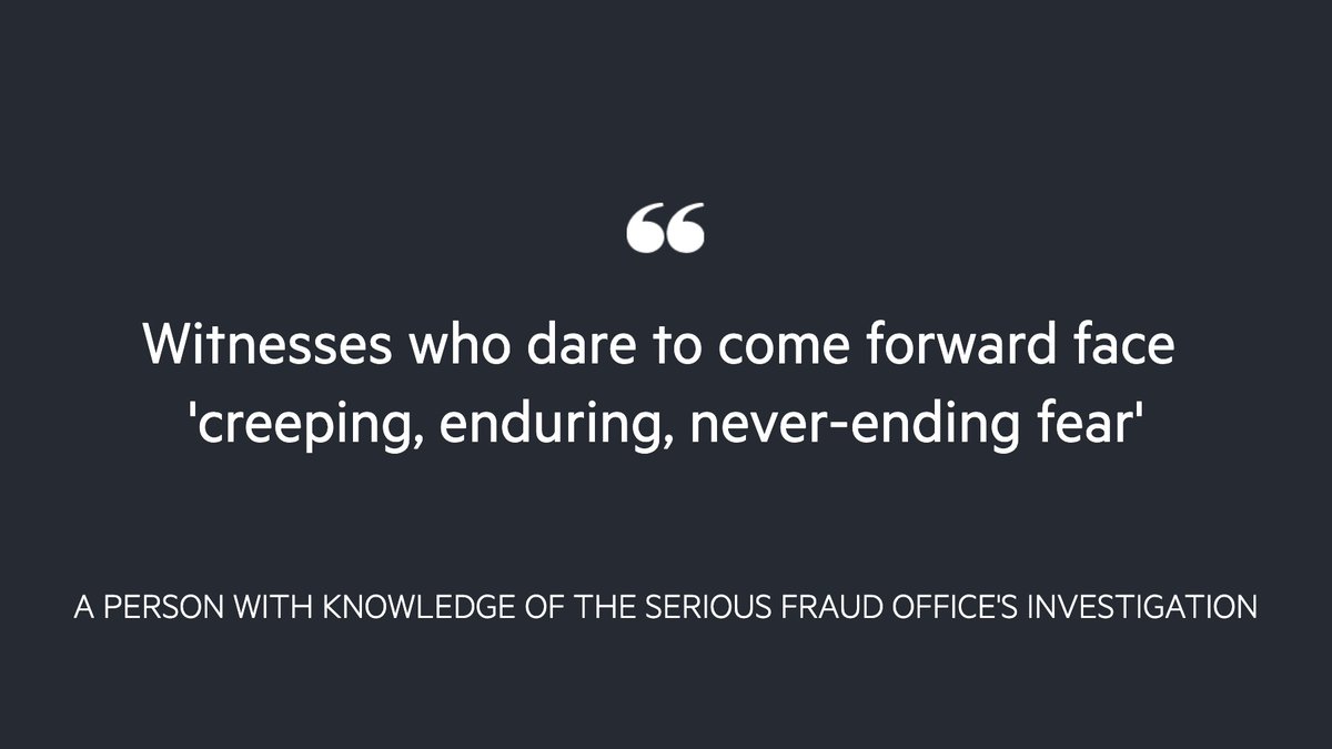 In London, the Serious Fraud Office team running the criminal investigation into ENRC’s alleged bribery and fraud in Africa was alarmed by the deaths. (6/11)