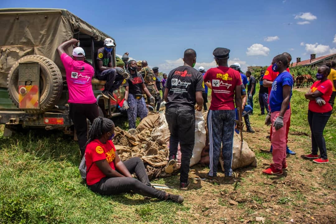 KWSKenya's tweet image. .@Susoyouth engage in conservation education and reconnect with wildlife heritage to secure it&apos;s future at Lake Nakuru National Park. 

From donation of water proof boots, baboon proof bins, invasive species removal to clean ups with community.  #IamTheConservationGeneration