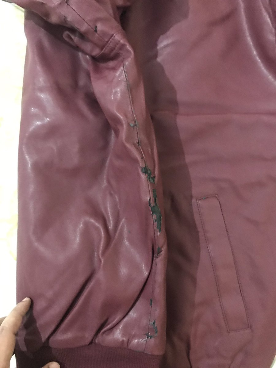 varenyavikrant's tweet photo. @myntra I had received a severely damaged product from you the pics of which I am uploading with the tweet...I had applied for a return immediately after I had received the product...however you are refusing to process my return https://t.co/8JgAyxAUHA