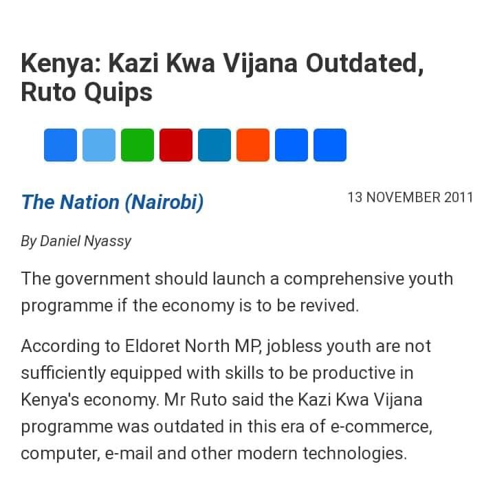 OleTiwaine's tweet photo. Nine years ago, he thought Kazi kwa Vijana was a mockery to the Kenyan youths. Today, because he is taking a shot at the Presidency, he has realized wheelbarrows and rakes are important.

#RustlerSiHustler https://t.co/mNKrWJW5qF