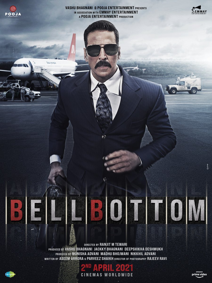 ashishsingh2612's tweet photo. Exclusive poster of @akshaykumar @Vaaniofficial @humasqureshi @LaraDutta  @jackkybhagnani  starrer #BellBottom 🥰🥰
#BellBottomCompleted 
#2April2021
@ranjit_tiwari @honeybhagnani @vashubhagnani https://t.co/jpmwp6HmmV