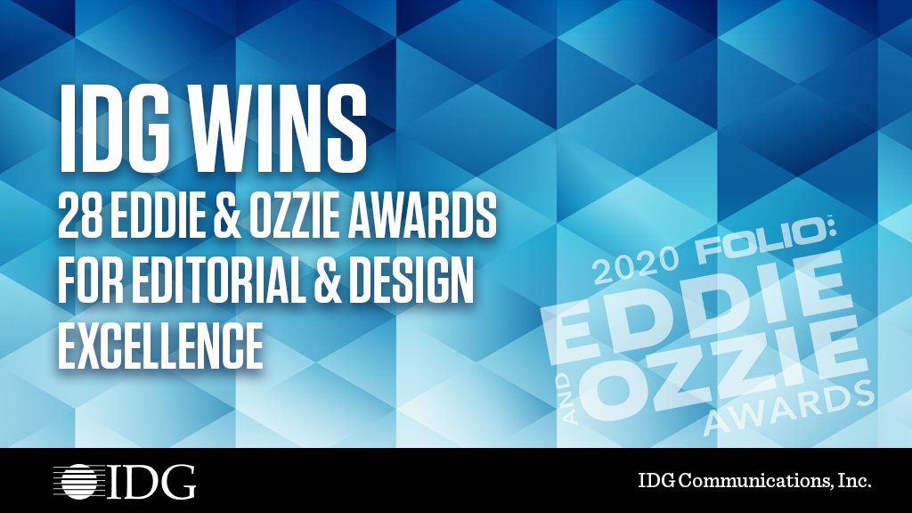 CIOTechTalkAPAC's tweet photo. We’re so proud that IDG’s own, @MattEgan, has received honorable mention for Editorial Director of the Year at the 2020 Eddie &amp; Ozzie Awards! Learn more https://t.co/wPJj5vpetE  @IDGWorld @foliomag https://t.co/Q7Dm55Ovv3