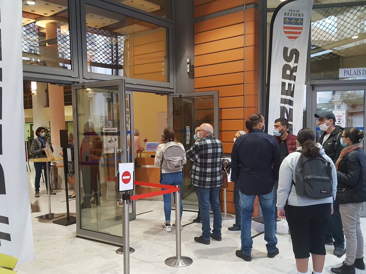 DroulinL's tweet photo. #poleemploibeziers C'est parti pour le markethon 2020! plus de 80 personnes en recherche d'emploi attendues allant à la rencontre des entreprises du biterrois dans le respect des règles sanitaires .#comider #partenariat https://t.co/luLIxvoDiN