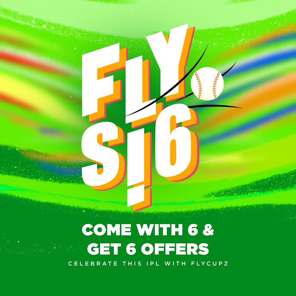 Flycupzindia's tweet photo. IPL Dhamaka is on.... 
Foodie Dhamaka is now open @ Flycupz

Introducing Fly Si6
Upto 40% discount for a gang of 6 people. 

Celebrate this IPL  season with real taste of Cafe cuisine at Flycupz

*terms and conditions applied . 

#flycupz #flycupzindia #IPL2020 #ipl https://t.co/ToszZg7qKE