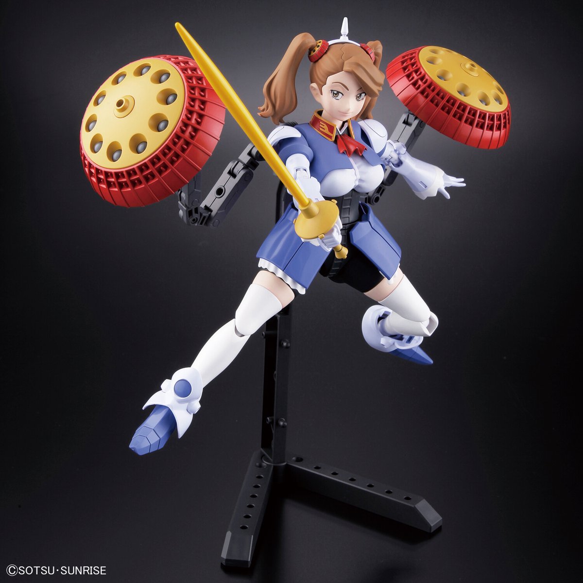 Bandai Spirits ホビー事業部 本日の登場機体 ガンダムビルドファイターズ バトローグ 第3話に登場した すーぱー ういにんぐふみなとはいぱーギャン子 チナッガイのプラモデルをご紹介 細部の造形にこだわった可愛いプラモデル 可動域も広く