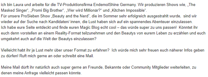 MagicBlogsDe's tweet photo. Leute, ich darf nicht weil verheiratet, wer Interesse hat kann mich gerne per PN anschreiben 😂 https://t.co/J49qpbcUdK