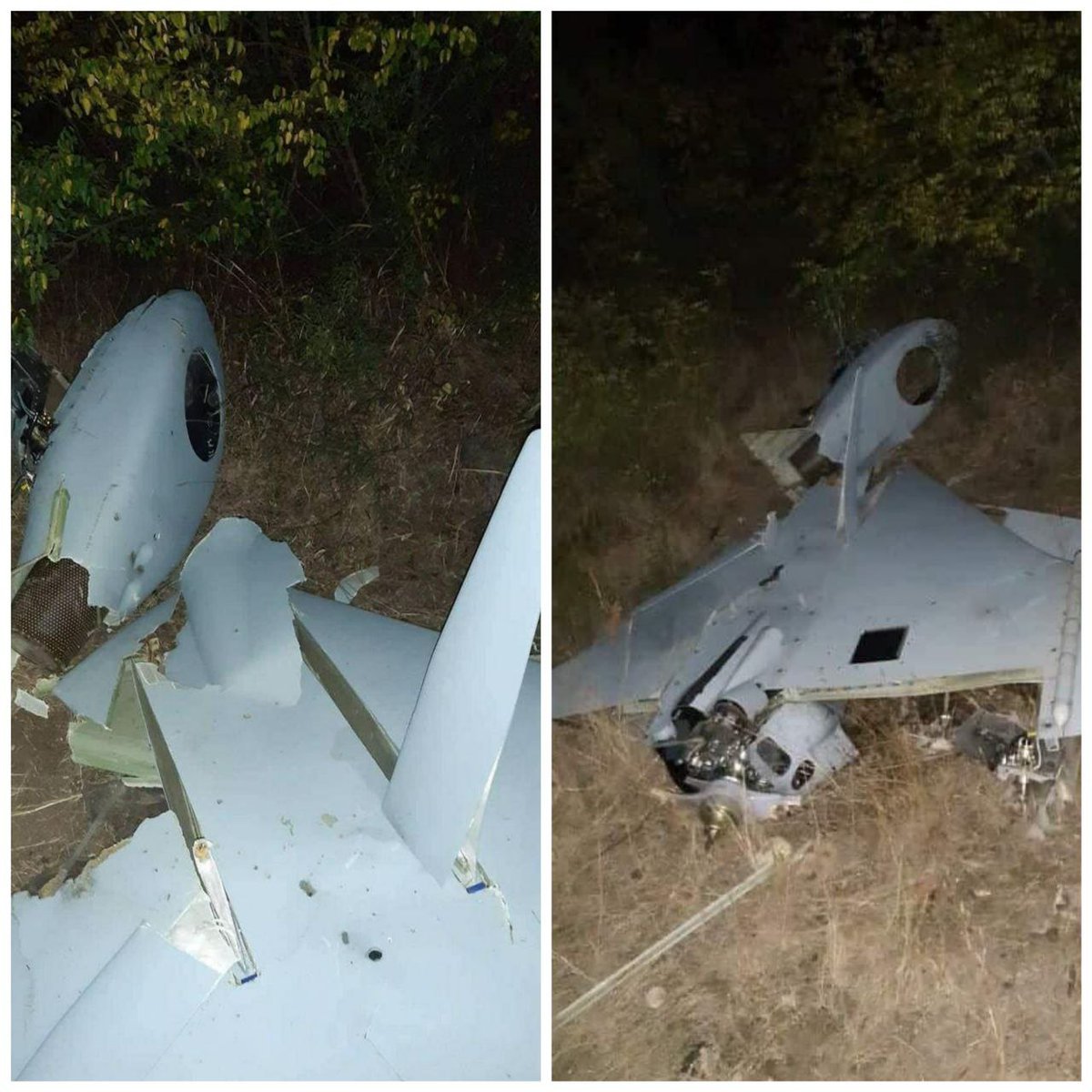 Last night, Armenian forces shot down an Aerbaijani drone flying near Askeran.