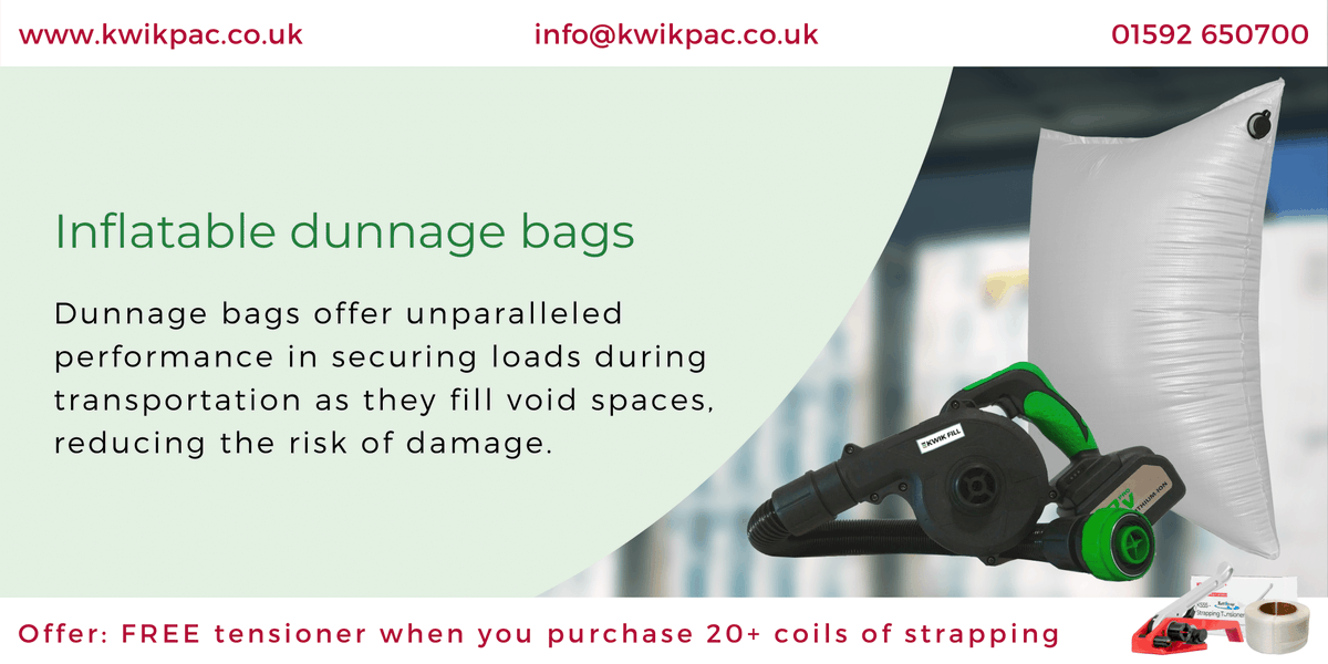 KwikpacLtd's tweet photo. With the festive season just around the corner it’s time to stock up on protective packaging. For a reusable and eco-friendly solution, we recommend our Kwik Fill dunnage airbags: https://t.co/koaeegOSBv.

#Logistics #ManufacturingUK #GBmfg #ukmanufacturing #SMEUK #UKHashtags https://t.co/8OhkMRQ7QR