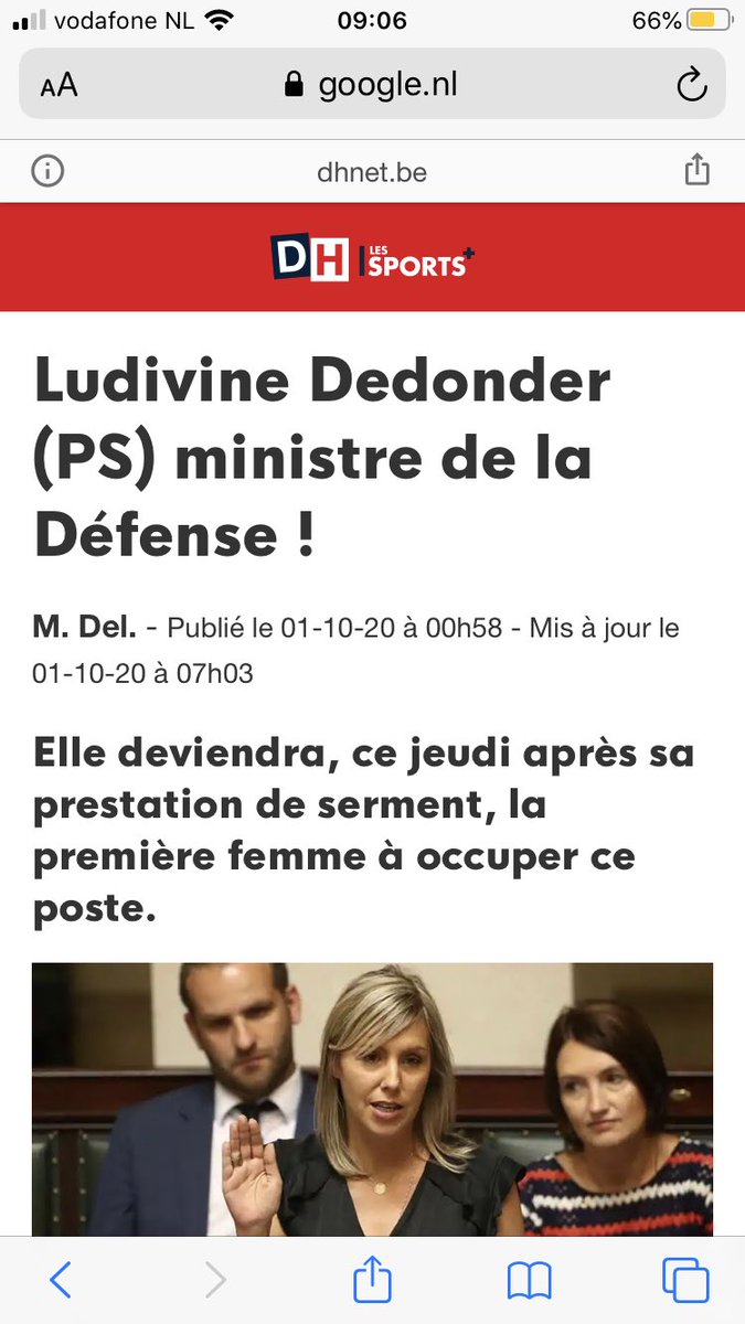 Goeie naam voor een minister van defensie...