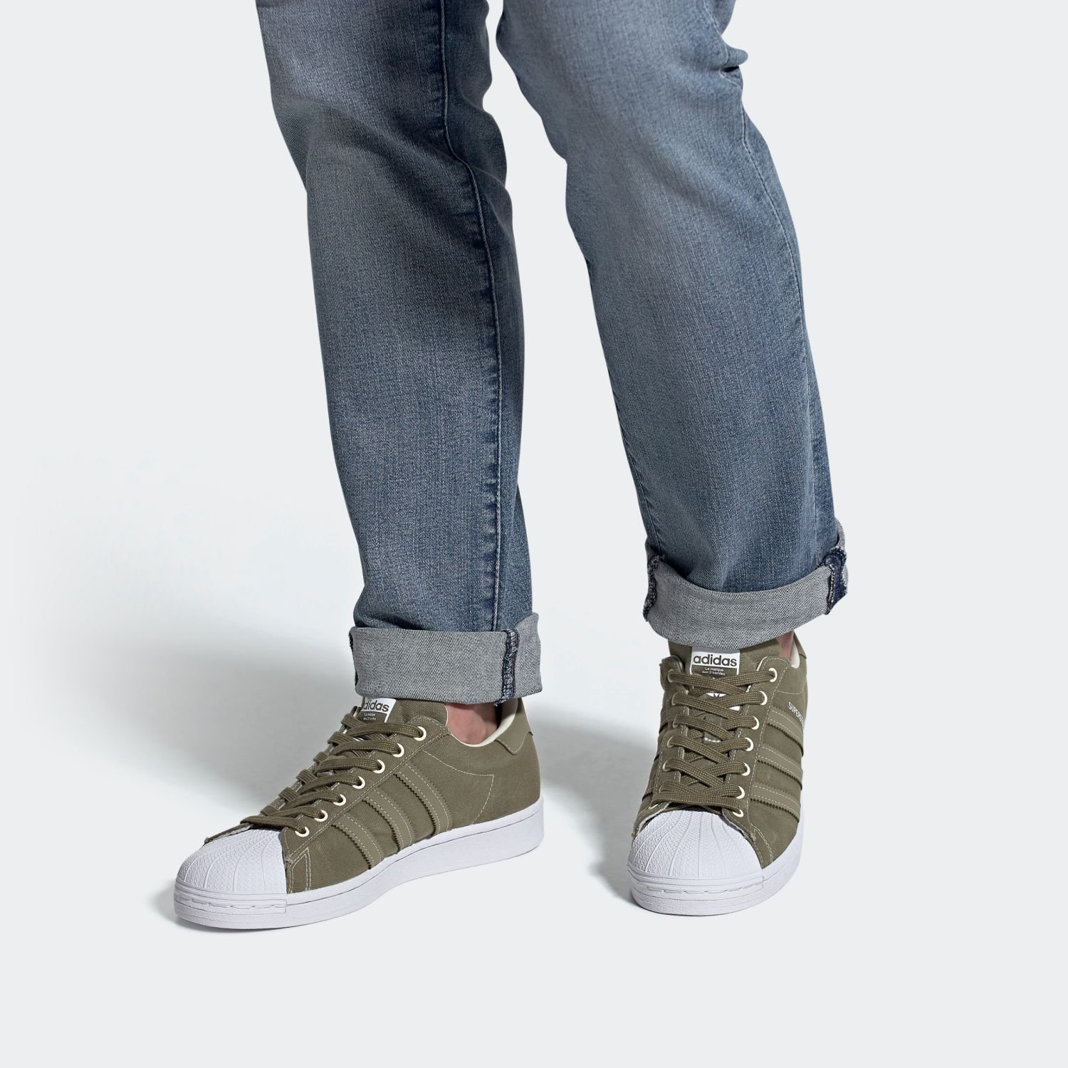 Fullress on X FW2653 10 3 10 00 adidas Originals SUPERSTAR CANVAS Navy Olive FW2652 2653 https t twTWUSKUke https t KMxClt8l1o X