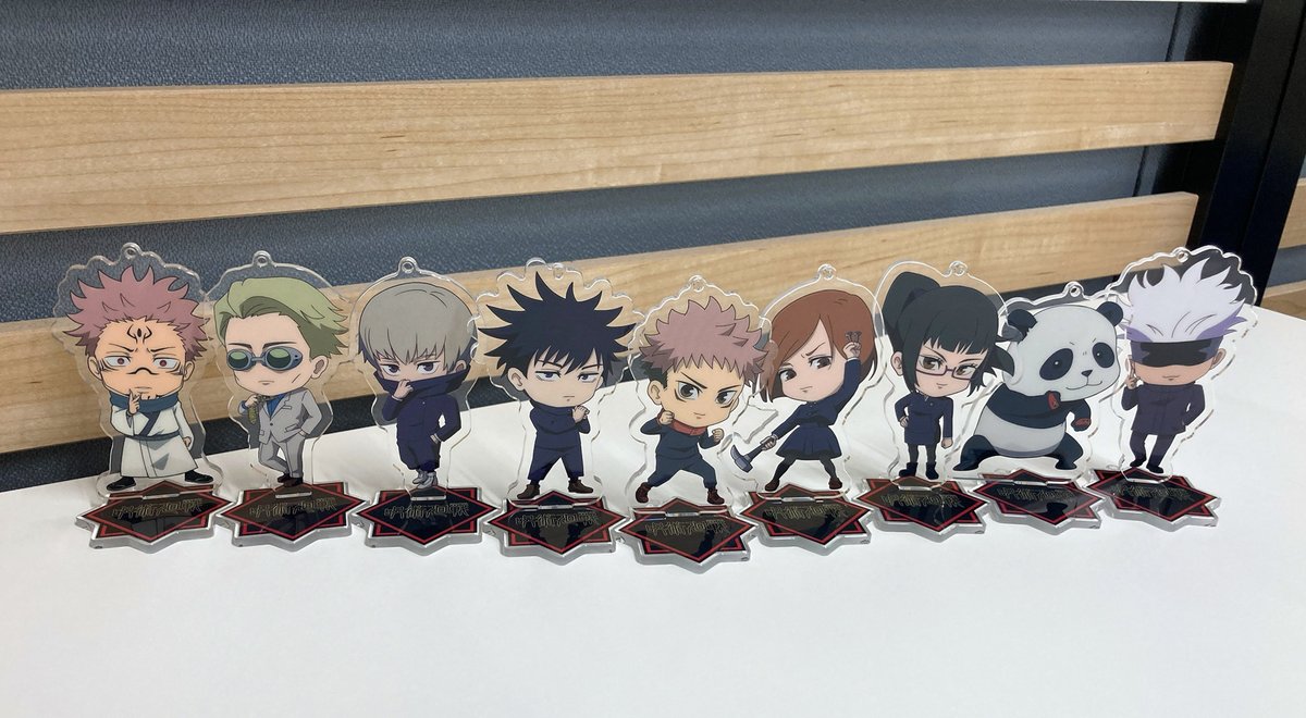 Toho Animation Store Tvアニメ 呪術廻戦 グッズサンプルが到着 ちびキャライラストの アクリルスタンドキーホルダー は 机の上に飾ったりボールチェーン付なので鞄などに付けたりできます ほかグッズもご予約受付中 Tvアニメは明日10 2 金 より Toho Animation Store Tvアニメ 呪術廻戦 グッズサンプルが到着 ちびキャライラストの アクリルスタンドキーホルダー は 机の上に飾ったりボールチェーン付なので鞄などに付けたりできます ほかグッズもご予約受付中 Tvアニメは明日10 2 金 より