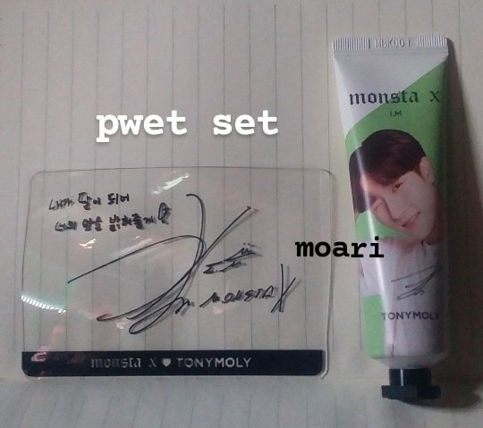 MX7ayo's tweet photo. Moari PH Giveaway💗

✨ 1 Changkyun Handcream with Signature card
✨ Wonho Prints from his Birthday CSE + We Bare Bears string plain notebook (small)
✨ Unofficial GOT7 Photobook
💗 will include freebies

💌Check the 4th pict for the rules!

@official__wonho @OfficialMonstaX https://t.co/PfY3Fb7O7X