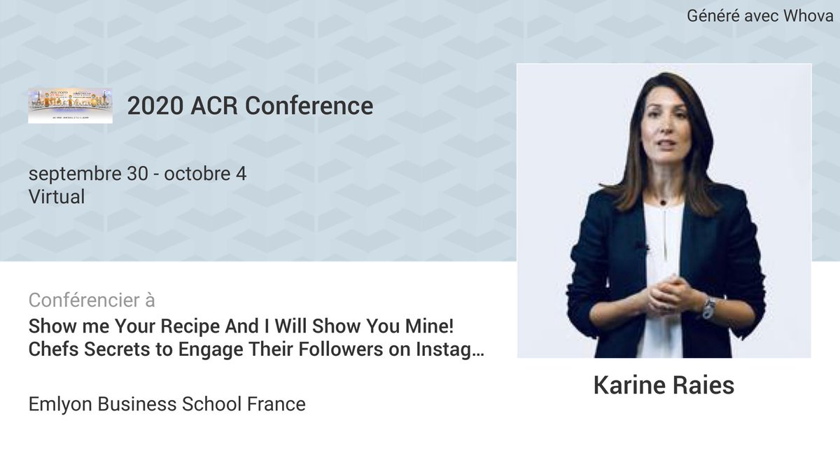 I am speaking at 2020 ACR Conference. Please checkout the details of my talk at: whova.com/embedded/speak… I will be happy to answer your questions 😊