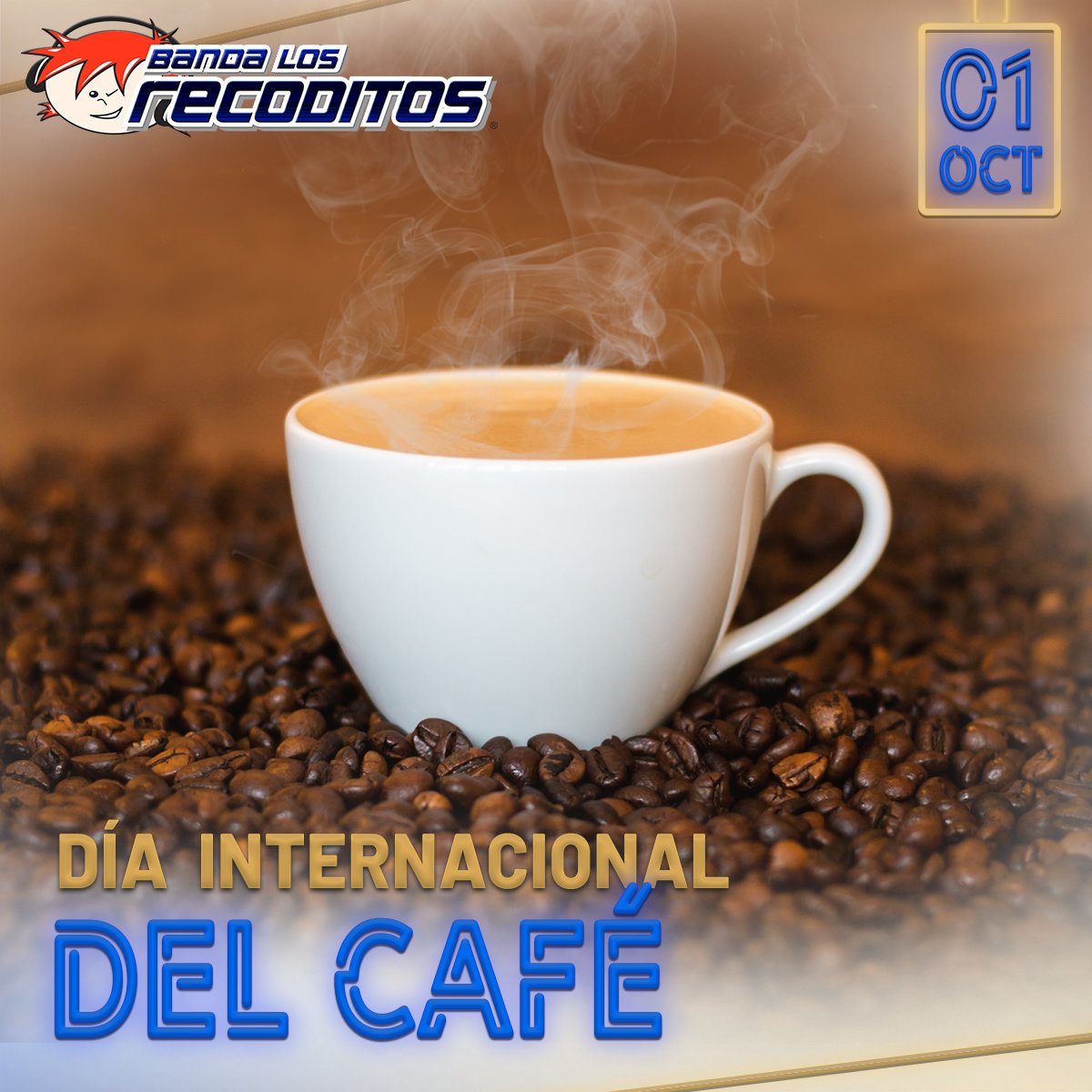 BANDARECODITOSS's tweet photo. Hoy es el #DíaInternacionalDelCafé ¿Ya se tomaron un café para celebrarlo?☕️ https://t.co/fl9jUynKbS
