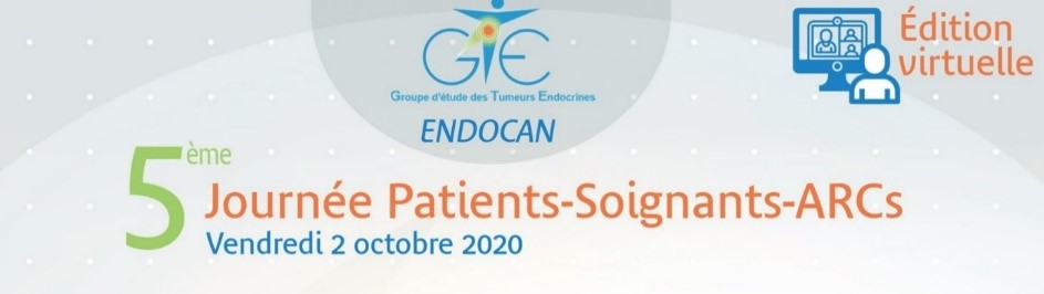 Pour tous qui s’intéressent aux TNEs, patients ou professionnels de santé rejoignez l’édition virtuelle d'ARCs GTE-ENDOCAN 2020, 2 octobre.  Inscription préalable et gratuite pour recevoir les liens de connexion. Avec le support de <a href="/Apted_org/">Association APTED</a> reseau-gte.org/evenements/jou…