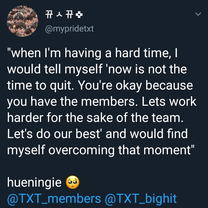 the members said he cries a lot during trainee days? Bcs of those hardships, he becomes the happy lil Ningning that we recognise today and I'm so happy he never given up:(Read this tweet, he's so positive:(