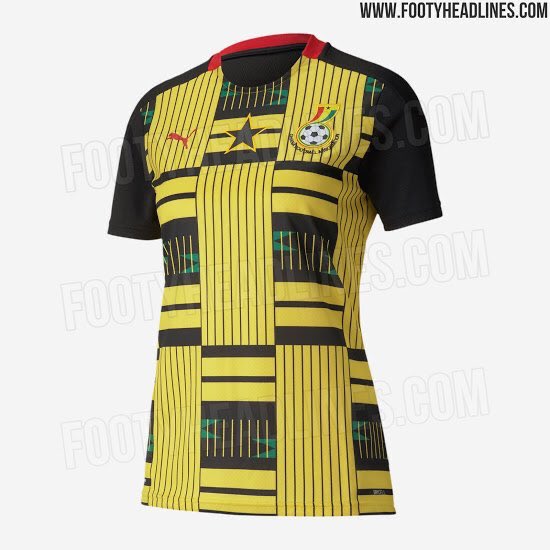 Serwaa_Amihere's tweet photo. The new Black Stars away kit.What do you make of it,folks? https://t.co/eCpQT7gGsS