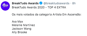 GOT7INC's tweet image. ✅BREAKTUDO (click 5x) 
&amp;gt;awards.breaktudo.com/vote/grupo-mas…

JACKSON- BRING HIM TO TOP 1! (click5x)
&amp;gt;awards.breaktudo.com/vote/artista-e…

✅MUSIC MUNDIAL
Best Song 
&amp;gt; musicmundial.com/en/snax_poll/w…

Best FANDOM
&amp;gt; musicmundial.com/2020/09/19/bes…

WIDEN THE GAP!

@JacksonWang85
@GOT7Official

Fran
send screenshot!