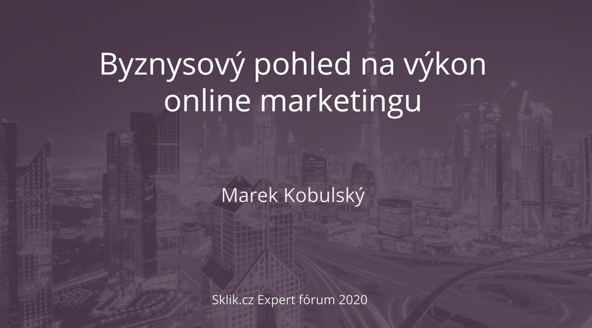 Kompletní prezentace Marka Kobulského ze včerejšího Sklik.cz Expert fórum 2020 již nyní dostupná na našem blogu 👉 ecommerce-academy.cz/post/sklik-for…