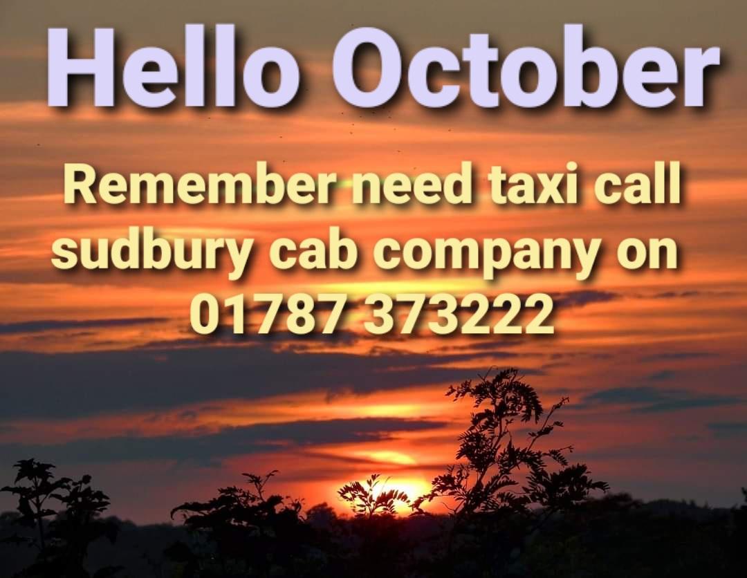Good Morning Everyone, 

Happy October......bit dull today,

Had busy week with schools, new children added to routes, airports &amp; regular customers.

Available slots for Friday, Saturday, Sunday, so if your off out and need plan your journeys home......we can help!!

Many thanks