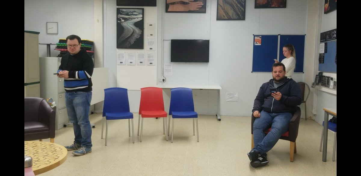 elemental_etc's tweet photo. Here are some pictures from our first rehearsal of our new socially distanced production! We're very excited to be back in rehearsals - keep your eyes peeled for more information on our upcoming production! #TheFutureIsElemental https://t.co/udAHdTRZOR