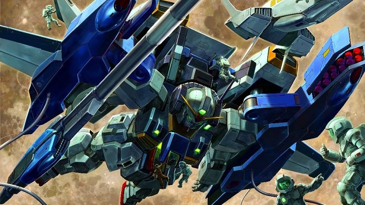 ガンダム モビルスーツ バイブル Gmb 通信 まずは第67号の特集機体であるmk Iiディフェンサー スーパーガンダム の イラストです 戦闘中の補給と思われるワンシーン 作業中のスタッフやパイロットの姿がいい味を出してます イラストレーターは木下