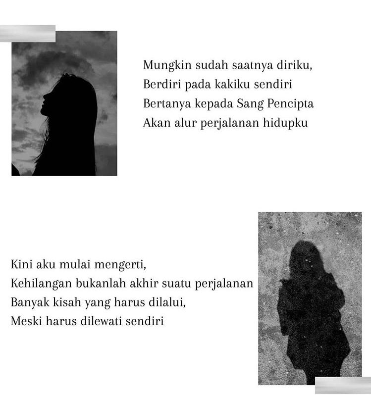 Sesak rasanya untuk menerima, bayangan hitam tak lagi disini. Membantu untuk melangkahkan kakiku tuk KEMBALI PULANG-