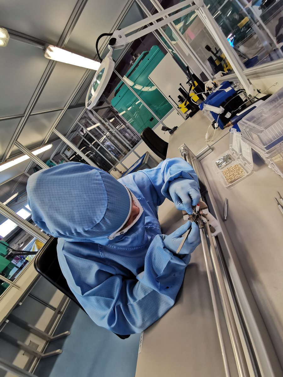 Distalmotion's tweet photo. See here how our multi-functional robot Dexter is carefully assembled piece by piece, here in Switzerland.#ThisisDexter #Distalmotion #JustSurgery https://t.co/TccdAgtZpw