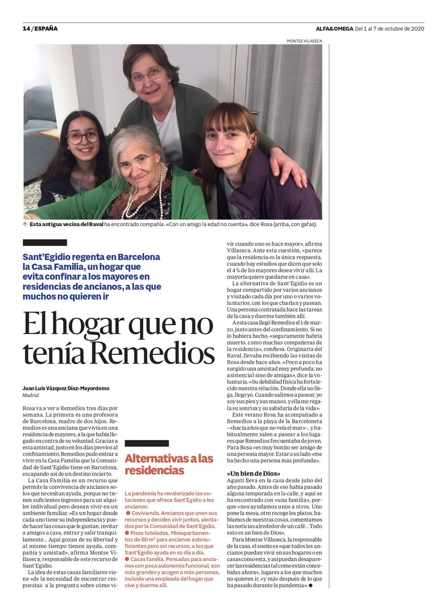 manelalonso's tweet photo. #casafamilia @vivaglianziani @santegidio_ES @santegidionews https://t.co/P3tpCHRMTo