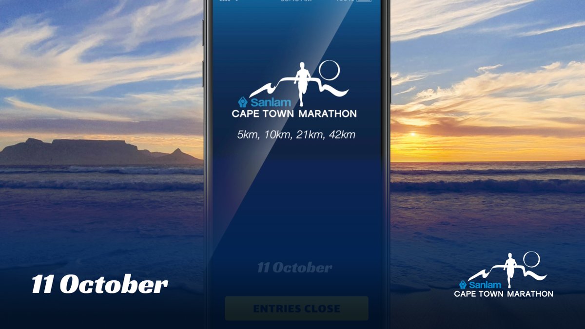 Don't miss the cut-off! Entries for the <a href="/sanlam/">Sanlam</a> Cape Town Virtual Run close at midnight on 11 October. Enter at bit.ly/SCTMvirtual.