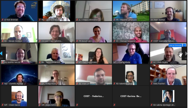 cost_dkg's tweet photo. Last week we virtually kicked off our @COSTprogramme action on distributed #knowledgeGraphs which will bring together our community the next 4 years! follow &amp; stay tuned! @kaefer3000 @AxelPolleres @micheldumontier @aharth @MonsieurAZ @olafhartig @natadimou https://t.co/22Q8XCExGj https://t.co/0JqUVwji8c