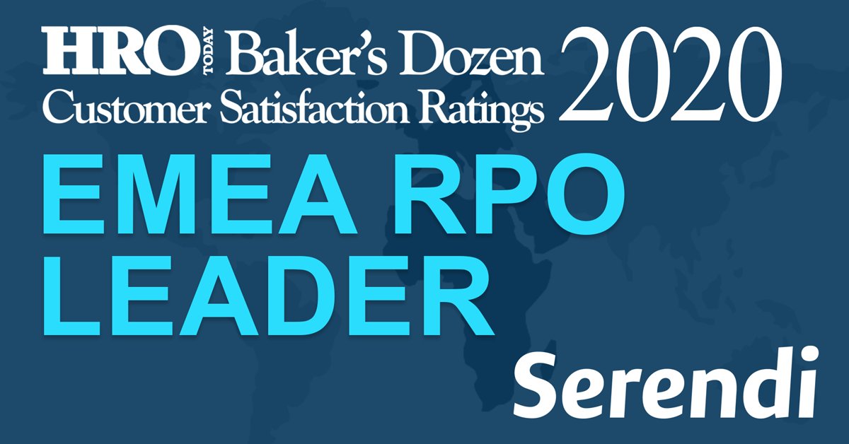 #Serendi has been recognized as one of the top 10 RPO companies in the EMEA region. We are proud of our talented teams and grateful to our clients who have recognized our dedication and supported us for the @HROToday Baker’s Dozen #RPO Ratings. 

#recruitment #rposervices