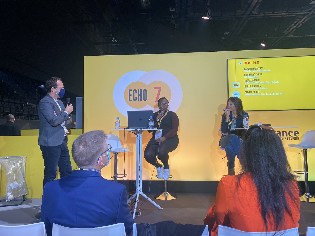 minh_generation's tweet photo. Happy to learn about latest #edtech trends in France @Bpifrance conference in Paris today! #learning https://t.co/3Y93ErtOMX