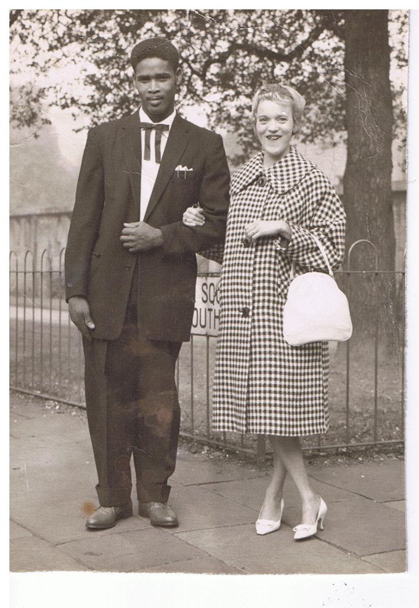 My parents married in 1961 and stayed together till my daddy died 53 years later. They faced a lot of barriers as an interracial couple but they fought back and forged the path for others to love who they choose #BlackHistoryMonth #RoleModels #HistoryMakers