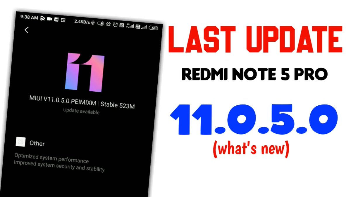 Amanullah_Ans's tweet photo. Redmi Note 5 Pro Last Update
Watch Video Here:- https://t.co/MwwDXOqS1H

#RedmiNote5Pro #miui12 #MIUI12Update #miui11update https://t.co/6kwlkXRhwR