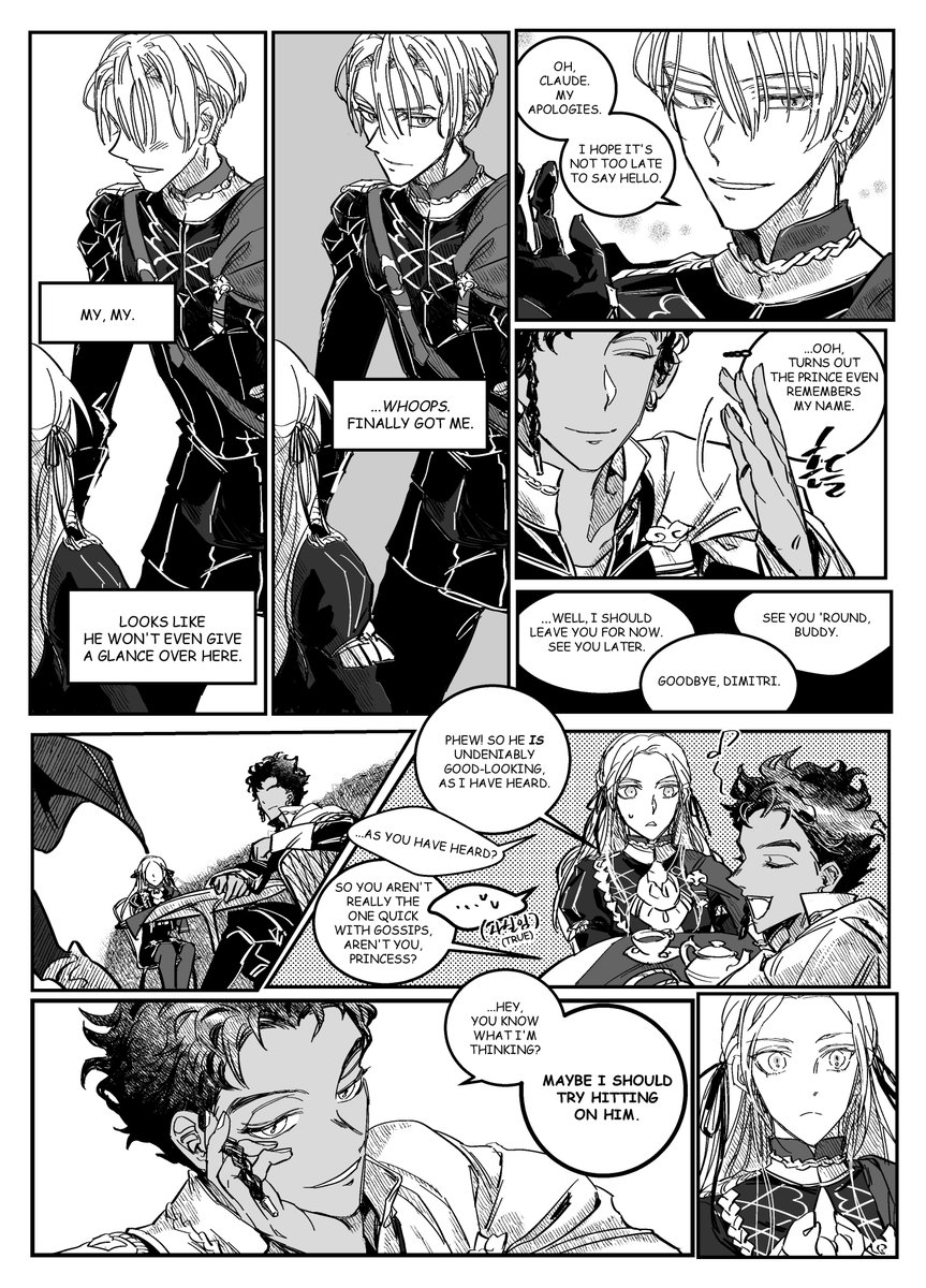 [ENG]
edelclaude/claudegard(+dimitri) - April's Fine Day

sometime before byleth had come to garreg mach...
#FireEmblemThreeHouses #edelclaude 