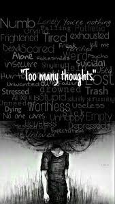 You push yourself further & harder until one day something gives (often physically) and you have to stop. Then the fear comes crashing in, roaring into the void left by a lack of purpose. You feel useless, pointless, worthless. No prior achievements matter, nothing helps 3/n