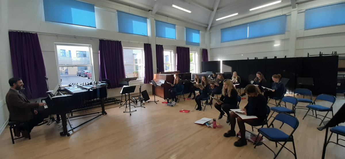 And our year 11 choir have begun rehearsals again! Lovely to hear the sound of singing first thing in the morning! Keep the music playing....