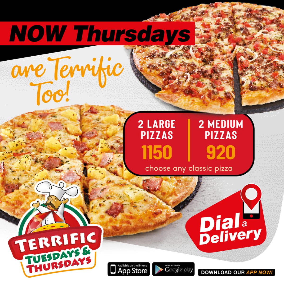 @19thgeneration Form ya every weekend ni pizza Tu #TerrificThursday