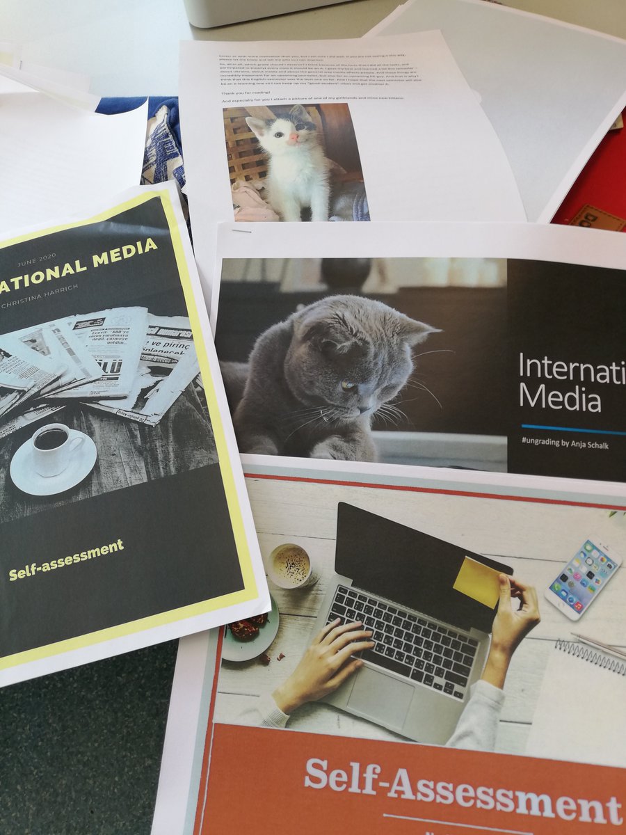 Meow_Factor's tweet photo. Doing #ungrading in last semester's classes was the best decision ever. My students of #jpr18 at @Journalismus_PR really applied themselves to their work. https://t.co/0AkiNybcB9
