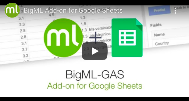 More #MachineLearning in your #GoogleSheets! Check out the latest version of BigML’s add-on to learn how to bring the power of your #ML resources created in your #BigML account to Google #Spreadsheets. blog.bigml.com/2020/10/01/mor…