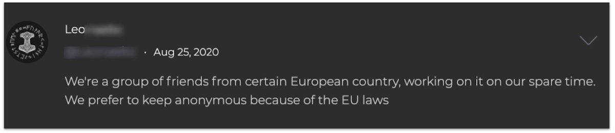 The operation claimed to be based in Hungary, with editorial staff also in the Netherlands. I love the coyness here. “We’re a group of friends in *certain European country*” (blame secrecy on those pesky EU laws).